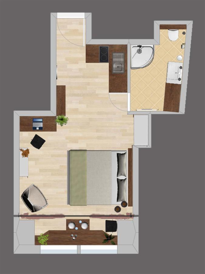 ⭑ Comfy Vip Studio In The Center With Netflix Brno Exteriör bild